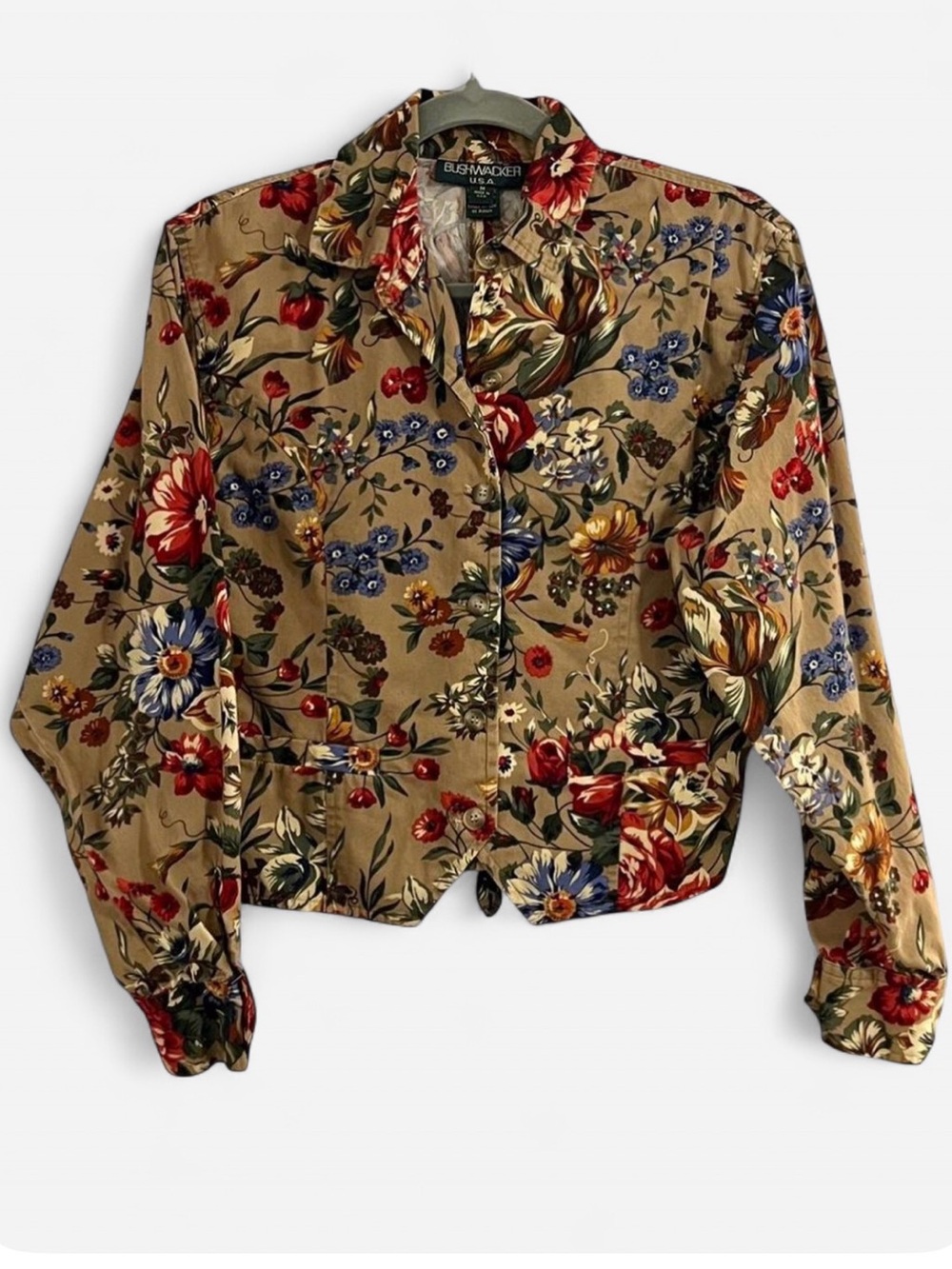 Vintage “Bushwacker U.S.A.” Bold Floral Button Down Shirt